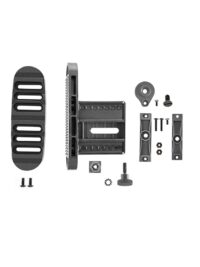 MBA-3 Style Buttplate Assembly - 3 Axis - Medium Pad 85 Duro
