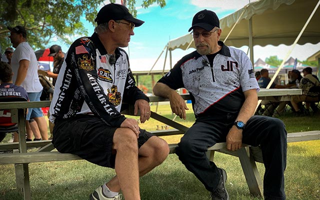 John Paul of JP Enterprises with Randy Luth
