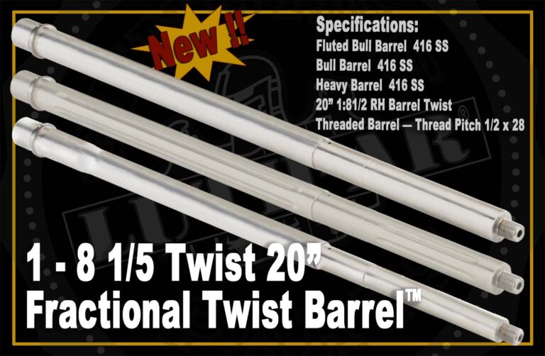 Twist and Shout about the new 8 1/2 Fractional Twist Barrels