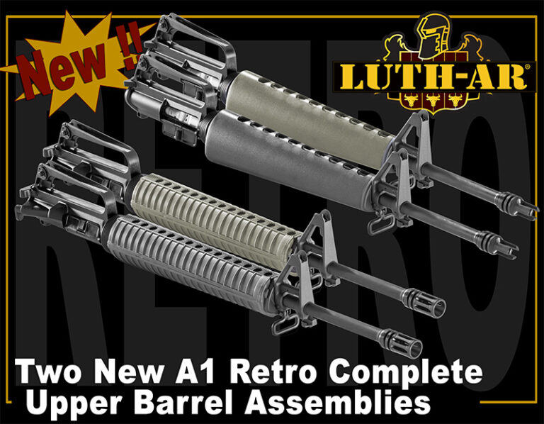 Luth-AR Unveils Two New Retro AR Complete Upper Barrel Assemblies: A1 Slick Side Retro and A1 C7 Retro 
